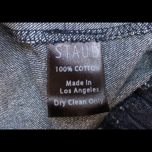 STAUD Denim Finn Crop Top & Oscar Culotte ASO Dakota Johnson - Picture 6 of 16